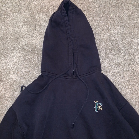 Pennant Dark blue hoodie size XS - Picture 4 of 6